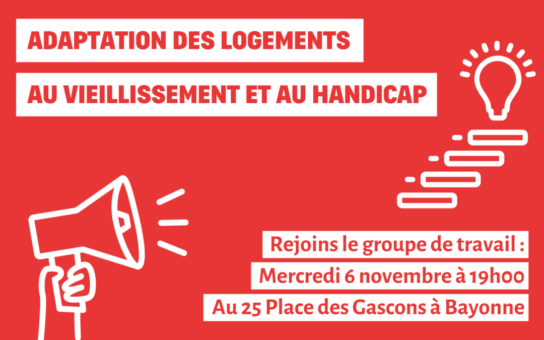 Lancement d’un groupe de travail sur la question de l’adaptation des logements HLM au vieillissement et au handicap