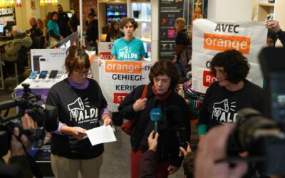 Alda occupe une agence Orange…et gagne ! 